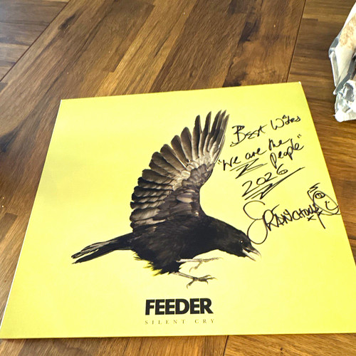 Feeder silent cry signed vinyl - feeder,