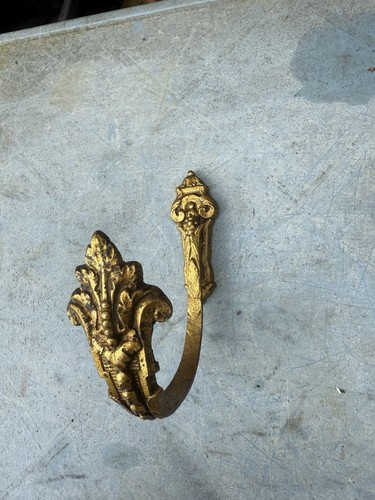 Vintage brass curtain - tie, back