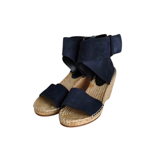 Celine phoebe suede jute wedge - phoebe,