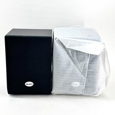 BUSH STEREO SPEAKERS PAIR WIRED BLACK REPLACEMENT AUDIO SOUND SYSTEM NEW