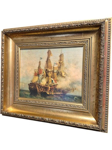 Framed nautical ship - framed,