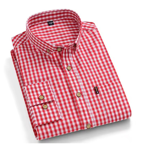 Men 100 cotton plaid - cotton,