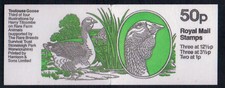 FB25 Apr 1983 Toulouse Goose (3rd Farm Animals) 50p Folded Booklet - good perfs