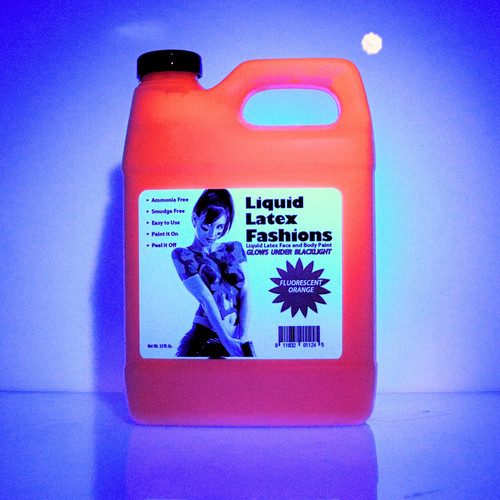 Fluorescent orange liquid - fluorescent,