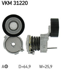 TENSIONER PULLEY, V-RIBBED BELT SKF VKM 31220 CENTRE,LEFT,UPPER FOR SEAT,SKODA,V