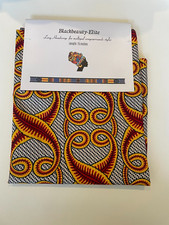 african print head wrap yellow