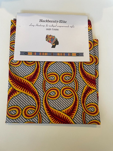 African print head wrap - african,
