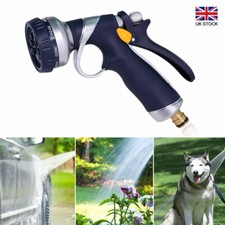 8-Dial High-Pressure Metal Spray Gun Hose Pipe Garden Lawn Watering Car Wash Jet