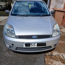 FORD FIESTA MK6 FRONT BUMPER COMPLETE MOONDUST SILVER 
