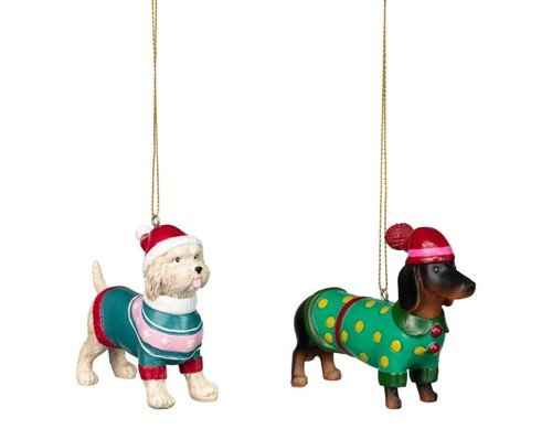 Resin family dachshund - 2x,