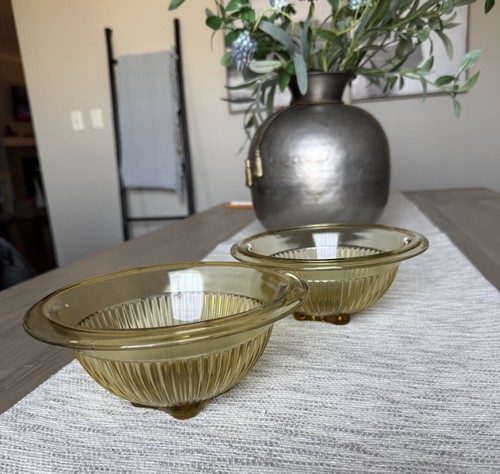 Antique ribbed federal glass - ribbed,