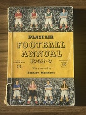 Playfair Football Annual 1948-49 Foreword by Stanley Matthews