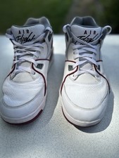 Nike Air Flight '89 White Team Red UK9 DD1173-100 Trainers.