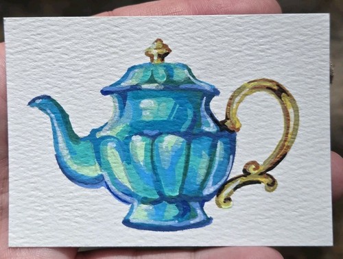 Aceo original art acrylic - original,