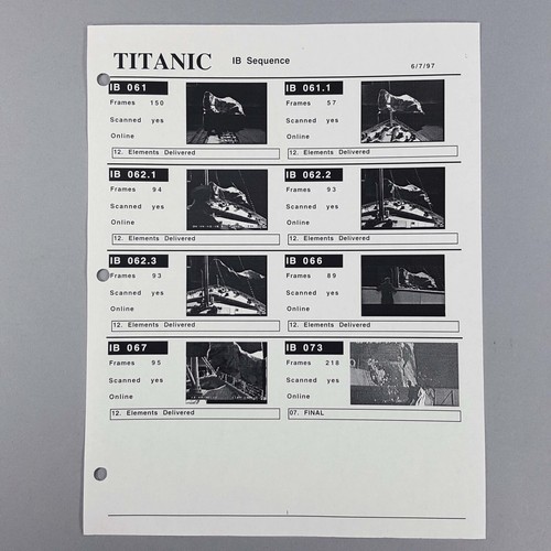 Titanic sequence vfx shot - ib,