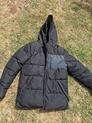 Kids black puffer - coat, f&f