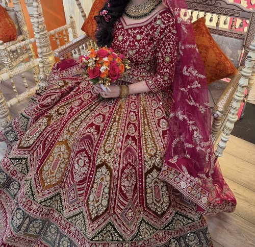 Pink indian bridal mendhi - bridal,