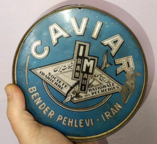 Vtg rare large tin can for