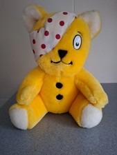 VINTAGE ORIGINAL PUDSEY BEAR PLUSH SOFT  TOY - BBC CHILDREN IN NEED