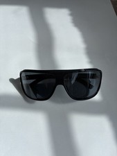 Rare Dior Homme Sunglasses By Hedi Slimane Black Frame And Lenses Wrap Around