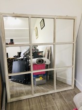 Mirror large rustic - mirror, vintage