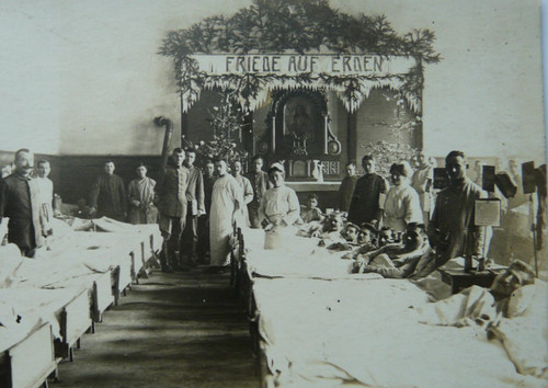 Ww1 german wounded bandged - ww1,