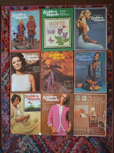 Vintage golden hands magazines - golden,