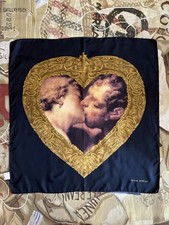 NEW  VIVIENNE WESTWOOD VINTAGE GOLD LABEL HERCULES KISS SCARF 87cm x 87cm