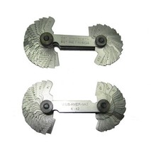 Set Of 2 Thread Pitch Gauge BSW / MM + MM / UNC / UNF RDGTOOLS