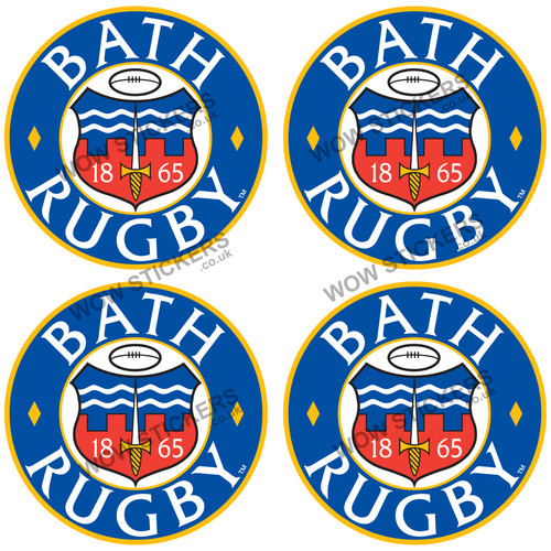 Bath rugby stickers - rugby, laptop
