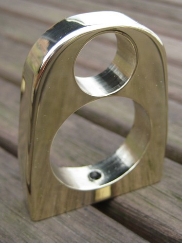 Solid brass barrel band - band, for