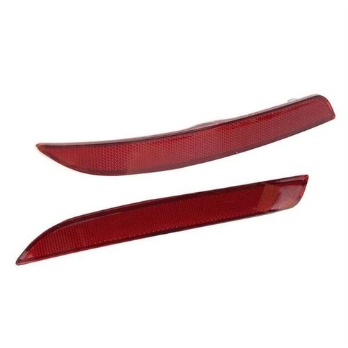 Rear bumper red - bumper, reflector