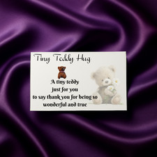 A Tiny Hug Teddy Bear Little Pocket Hug Gift | Thoughtful Token