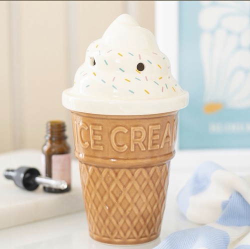 Ice cream cone - oil, burner