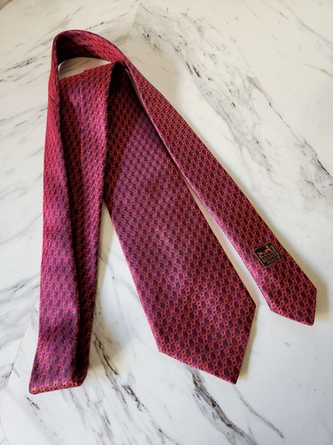 Hermes mens silk tie red - mens,