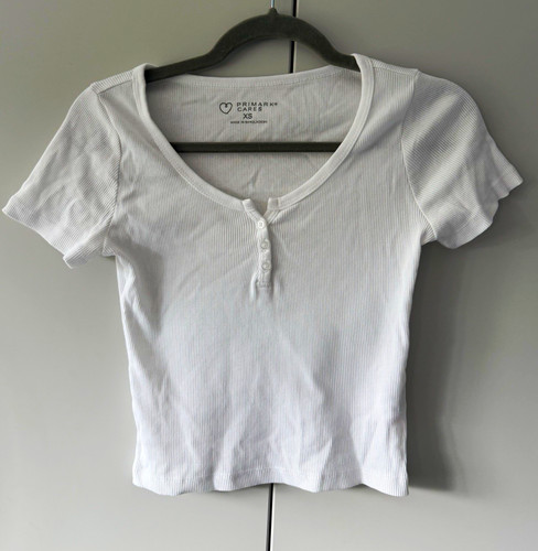 Primark white ribbed - primark,