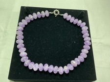 Jewellery Stunning Large Amethyst Beaded Necklace, Silver Tone, 150 Grams