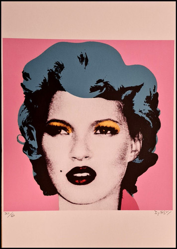Banksy kate moss - banksy, lithograph