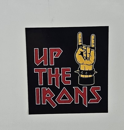 Sticker the irons fist band - sticker,