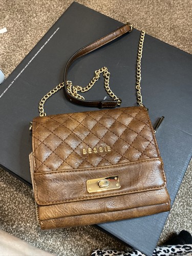 Bessie purse brown used - bessie,