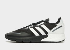 Adidas Originals Mens ZX 1K Boost Shoes Black White UK Size 6 EUR 39.5 -Genuine,