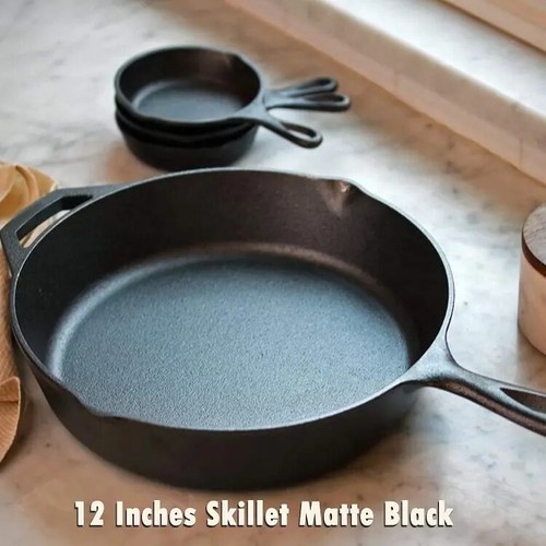 Cast iron skillet - iron, 30cm