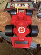Corgi Toys F1 Grand Prix Racing Car Storage Toy Car Carry Case Red Vintage 1986