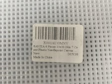 6x Perforated Plastic 7 Count