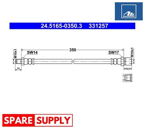 Brake hose for - hose, 1500,1600
