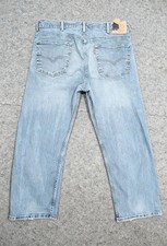 Levi's 569 men's loose straight jeans W38 L30 mid light blue denim