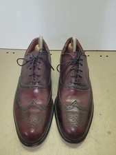 Keith Highlanders Wingtip Oxfords Men’s 10 Brown Leather Dress Shoes Made In USA