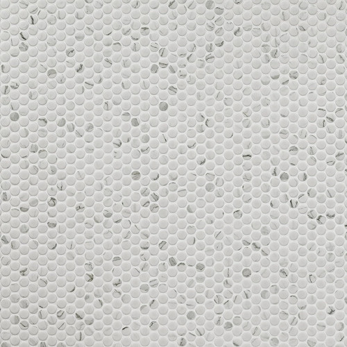 Carrara matte porcelain penny - matte,