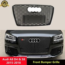 A8 Black Front Grille Mesh