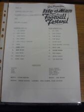 31/07/1985 Isle Of Man Festival: Leicester City v Wigan Athletic [At Peel] (sing